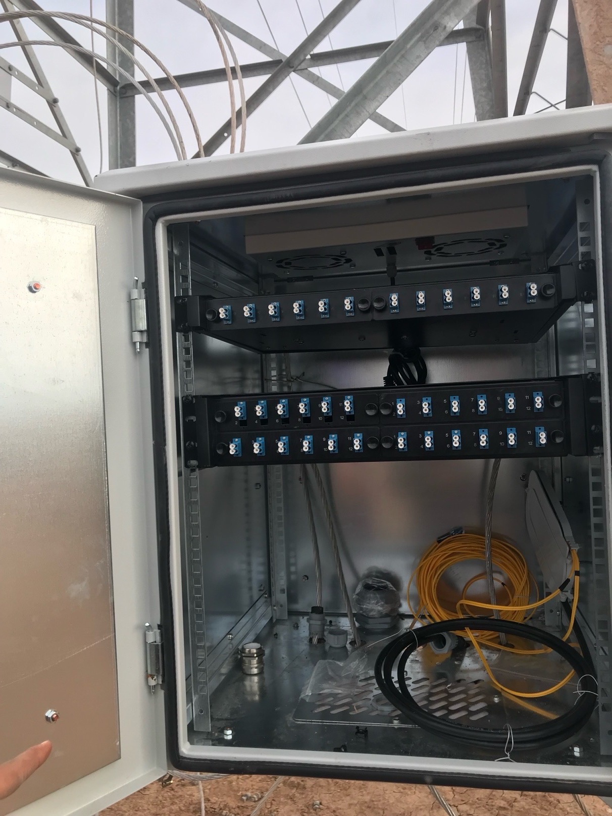 Internet services in Iraq fiber distribution infrastructure